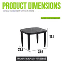 Outdoor Elegance Table, Rounded Corners by HouseOfZazla