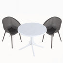 Modern Lounge Chair Set With Round Table by HouseOfZazla