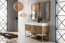 James Martin Columbia 59" Double Bathroom Vanity, Latte Oak