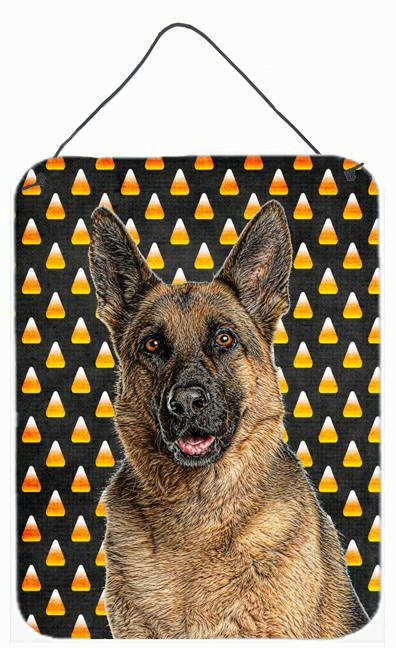 Candy Corn Halloween German Shepherd Wall or Door Hanging Prints KJ1215DS1216