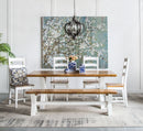 Farmhouse Chandelier, 6 Light Wood Chandelier Pendant Light Fixture With Adjustable Chain For Dining Room Living Room Entryway, Bulb Not Included by Unique Piece Furniture