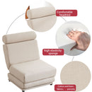 Foldable Single Chair Sofa Bed With Pillow, Easy To Store, Breathable And Wearable by HouseOfZazla