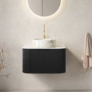 DINA 24" Bathroom Vanity & Sink with Floating Curved Edges by HouseOfZazla