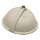 Elegant Ceramic Oval Undermount Bathroom Sink With Overflow by HouseOfZazla