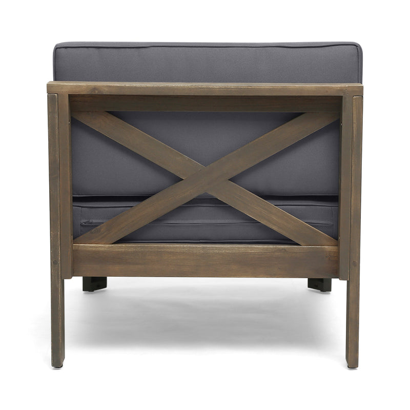 ALCOVE LSHAPE SOFA SET, DARK GREY