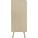 2 Door Shoe Rack, Freestanding Modern Shoe Storage Cabinet, for Entryway