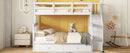 Bunk Bed With Twin Size Trundle, Storage And Guard Rail For Bedroom by HouseOfZazla