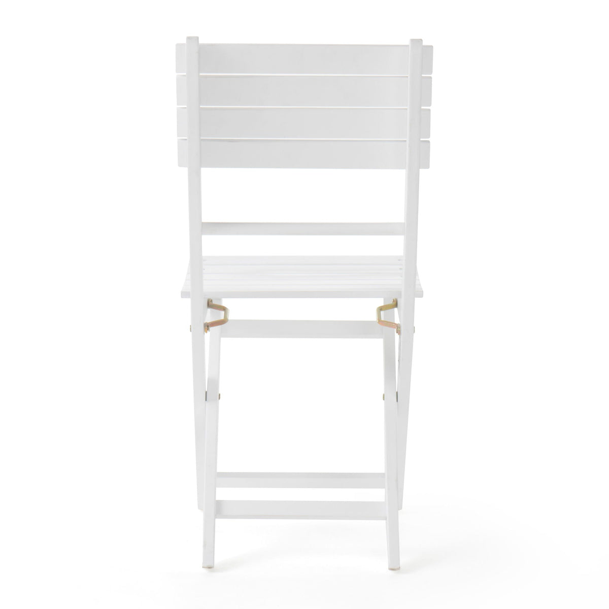 Outdoor Foldable Wood Dining Chair With Slat Design (Set of 2), photo 27 of 32