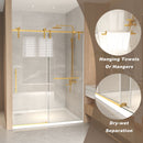 44-48" x 76" Frameless Sliding Shower Door by HouseOfZazla