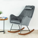 Hannah - Rocking Chair - Gray by HouseOfZazla