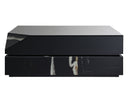 Wenona - Mirrored Coffee Table - Black by HouseOfZazla