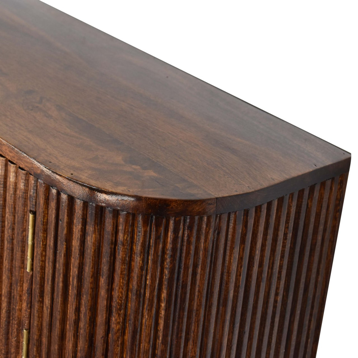 Solid Wood Chunky Chestnut Floating Bedside Table, photo 6 of 10