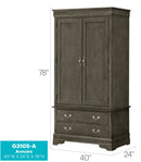Elegant Traditional Armoire by Unique Piece Furniture