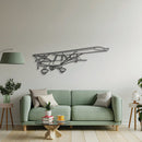 C42B Angle Metal Aircraft Wall Art - NCP0467