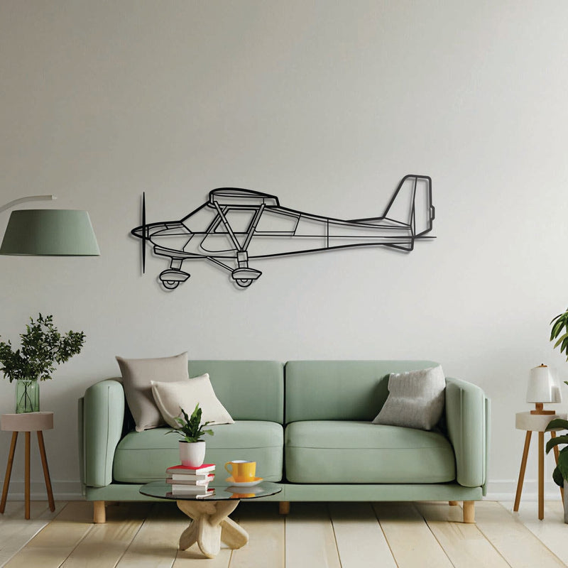 C42B Metal Aircraft Wall Art - NCP0414