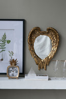 Wing Accent Mirror, Wall Mirror For Living Room - Gold by HouseOfZazla