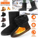 Snow Boots - Waterproof Faux Suede Mid-Calf with Warm Lining by LJGDeals