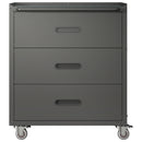 Heavy Duty Metal Storage Cabinet With Wheels 3 Drawer Tool Cabinet For Garage, Office, And Home Organizer Solutions by HouseOfZazla