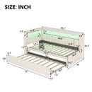 Upholstered Platform Bed With USB Ports And LED Belt by HouseOfZazla