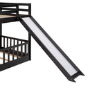Bunk Bed With Convertible Ladder And Slide by HouseOfZazla
