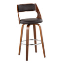 Cecina - Mid-Century Modern Barstool With Swivel (Set of 2) by HouseOfZazla