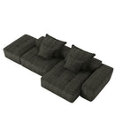 Modern Oversized DIY Combination Modular Sectional Sofa With Pillows