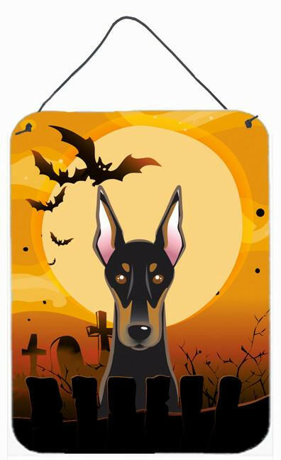 Halloween Doberman Wall or Door Hanging Prints BB1803DS1216