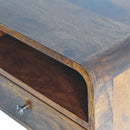 Curved Upper Slot Floating Nightstand by Unique Piece Furniture