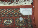3' X 4' Vintage Handmade Pakistan Turkoman Bokhara Fine Woven Wool Rug