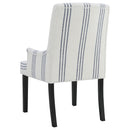 Draper - Upholstered Arm Chair - Beige by HouseOfZazla