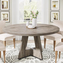 Round Dining Cross Base Kitchen Table by HouseOfZazla