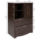 23.2" Wide 2 - Drawer Storage Cabinet