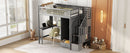 Loft Bed With Bookshelf, Drawers, Desk, And Wardrobe by HouseOfZazla
