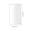 42x 24Inch LED Mirror Bathroom Vanity Mirror with Back Light, Wall Mount Anti-Fog Memory Large Adjustable Vanity Mirror