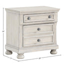 Nightstand Two Storage Drawers by Unique Piece Furniture