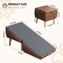 (UPGRADED) Dog Stairs for Small Dogs and Cats - Foldable Wooden Pet Ramp by HouseOfZazla