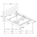 Dordrecht - Eastern King Panel Bed - Charcoal by HouseOfZazla