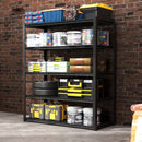 Industrial Heavy Duty Metal Garage Shelving Unit, Adjustable Storage Rack by HouseOfZazla