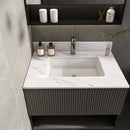 Bianco Carrara Venato Marble Vanity Top With Pre Drilled Faucet Hole And Undermount Sink by HouseOfZazla