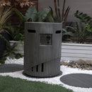 32000 BTU Round Outdoor Gas Fire Pit