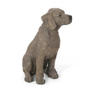 MGO Dog Decor Outdoor Dog Statue - Dark Brown by HouseOfZazla