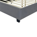 Upholstered Platform Bed With Big Headboard by HouseOfZazla