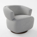 Swivel Barrel Accent Oversized Club Chair by HouseOfZazla