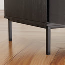 Grain Record Player Stand, Media Console With Speaker Shelf & 2 Drawers by HouseOfZazla