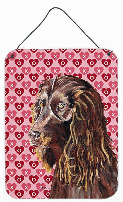 Boykin Spaniel Valentine's Love Aluminium Metal Wall or Door Hanging Prints