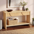 55" Fluted Console Table