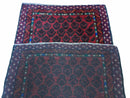 2' 8" X 4' 6" Vintage Handmade Tribal Wool Rug Balouchi Rug Afghan Rug Red Blue