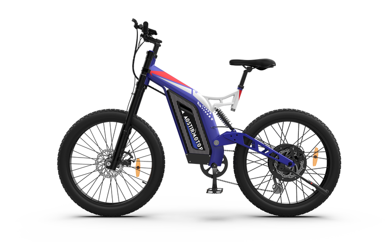 26" 1500W Electric Bike Fat Tire P7 48V 20AH Removable Lithium Battery for Adults S17-1500W