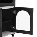 Extendable Dining Table With Folding Top, Rolling Kitchen Island With Drawers And Power Outlet by HouseOfZazla
