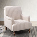 Sylvia - Striped Arm Chair - Natural by HouseOfZazla
